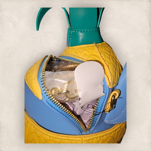 Loungefly Stitch Shoppe Lilo and Stitch Figural Pineapple Crossbody Bag - Picture 8 of 9